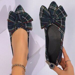 Navy Blue Casual Women's Slip-On Floral Loafers